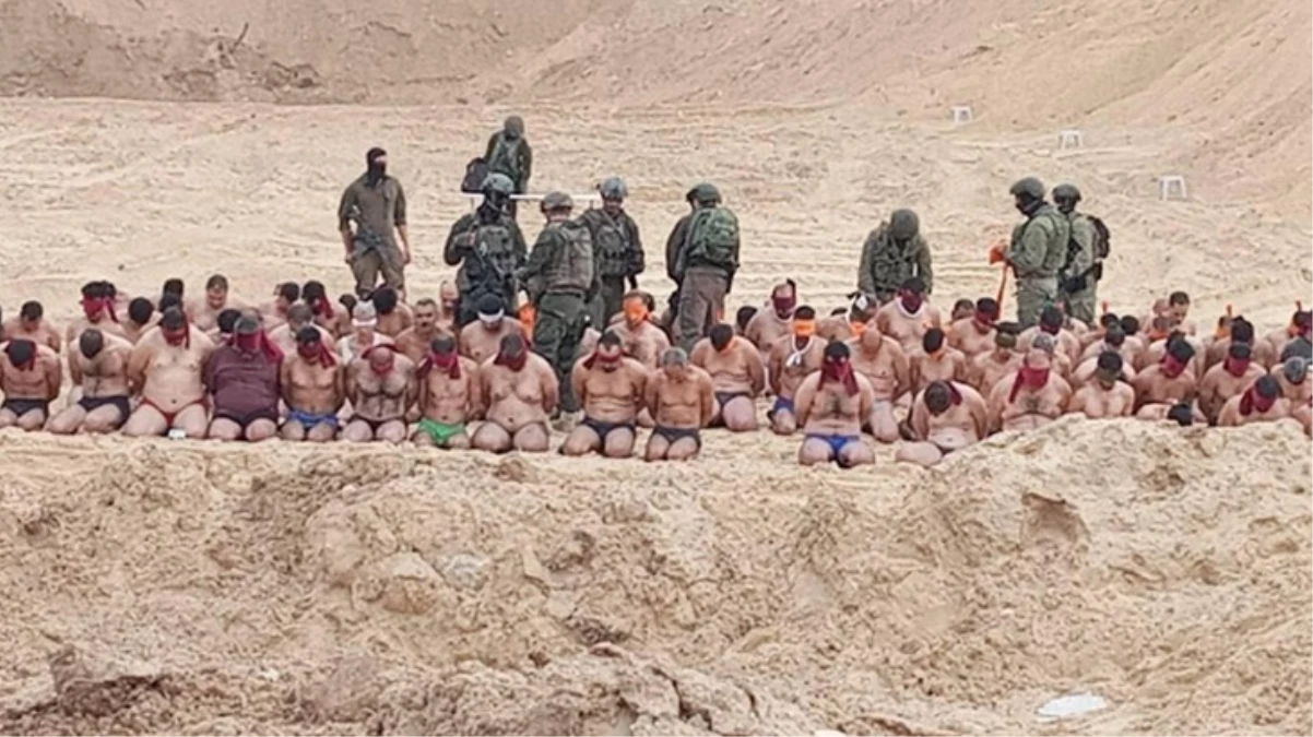 Hamas’ı küplere bindiren fotoğraf: Sivillerin kıyafetlerini çıkarmak bariz bir Siyonist suçudur