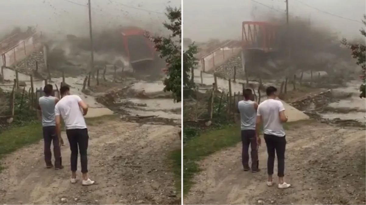 Şiddetli yağış ve sellerle mücadele eden Arjantin’de çamur dalgası dev köprüyü yerle bir etti