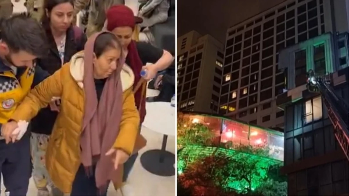 Şişli’de hareketli gece! Otelin mutfağında yangın çıktı, 2 kişi yaralandı