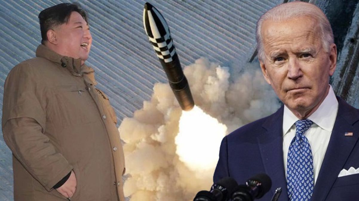 Ülkenin en güçlü silahı! Balistik füze testini izleyen Kim-Jong-un’un ABD’ye bir mesajı var