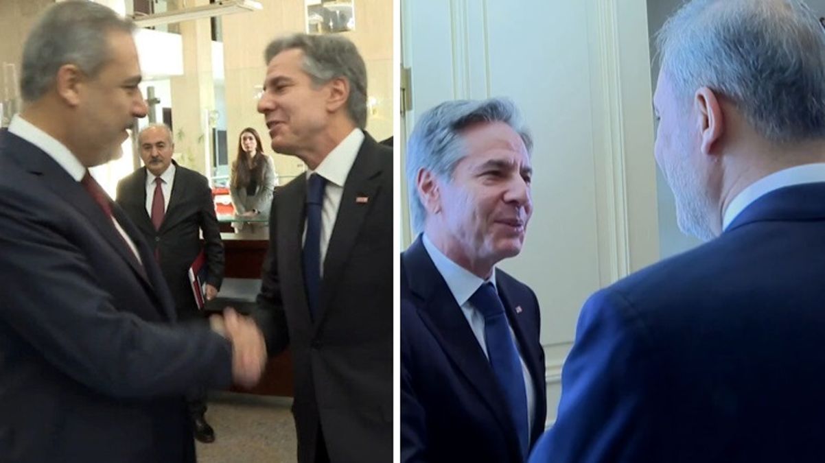 Bakan Fidan, ABD’li mevkidaşı Blinken ile İstanbul’da bir araya geldi