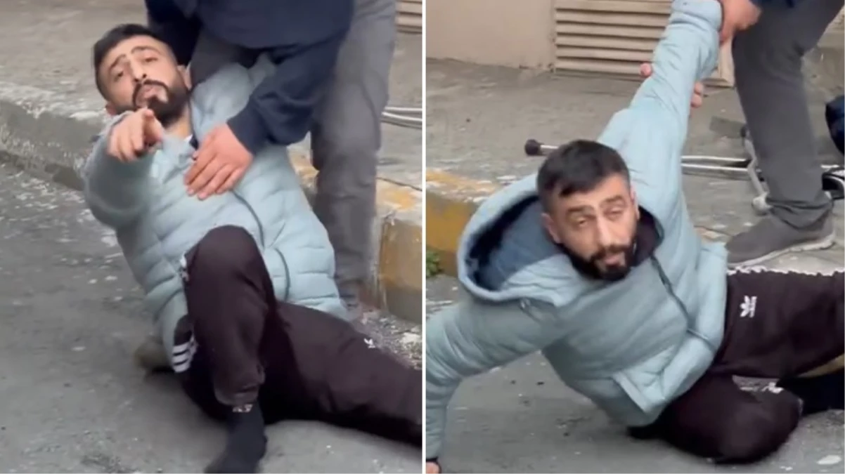 “Bana büyü yaptılar” diyen adam kendini yerden yere attı