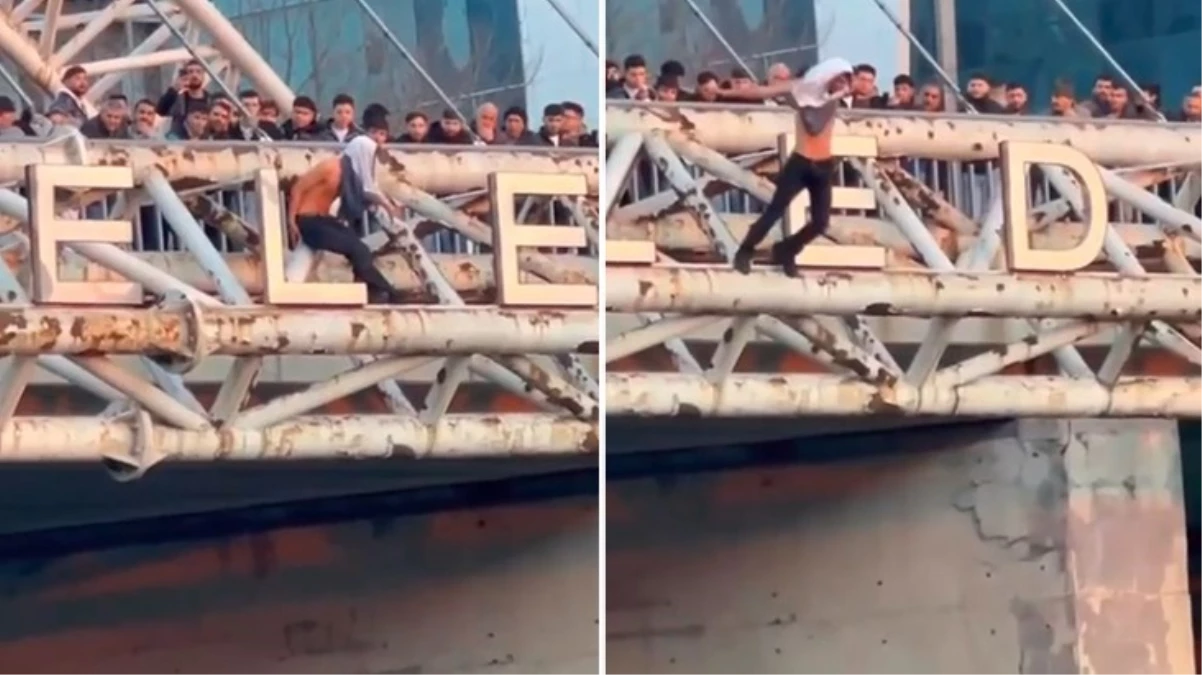 Esenyurt’ta intihar girişimi! Herkesin gözü önünde kendini boşluğa bıraktı