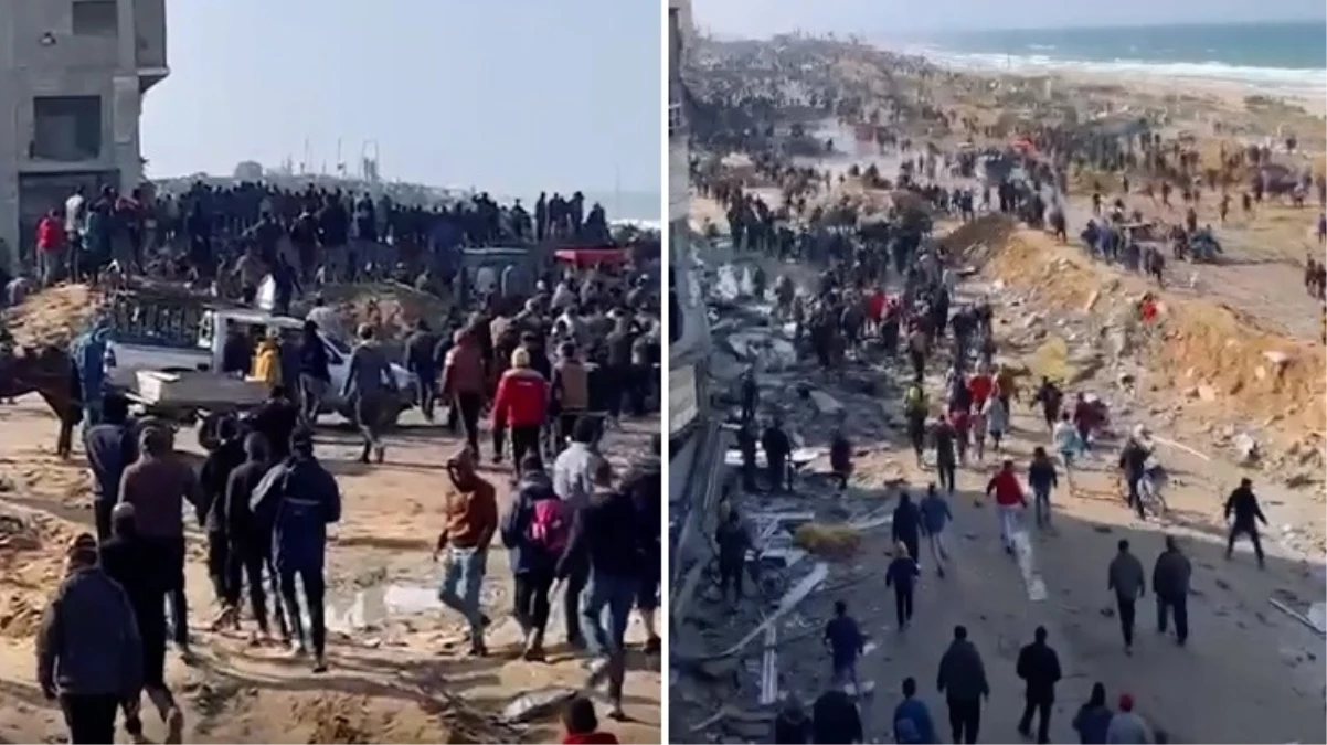 İsrail askerleri, Gazze’de gıda yardımı için toplanan binlerce Filistinlinin üzerine ateş açtı