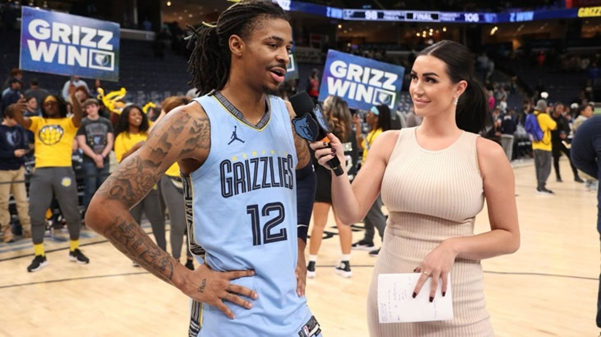 Kadın muhabire röportaj veren NBA oyuncusunun tavırları olay oldu