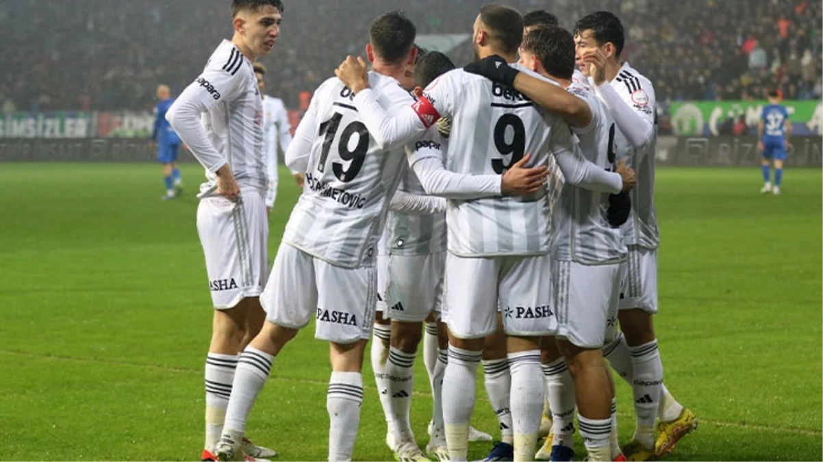 Kara Kartal’dan gol şov! Beşiktaş, Çaykur Rizespor’u deplasmanda 4-0 yendi