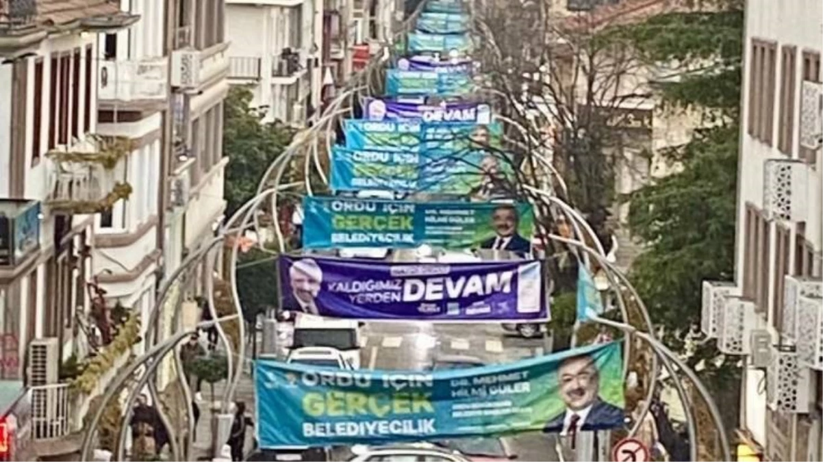 Ordu’da tepki çeken görüntü: Seçim afişleri çevre kirliliğine yol açtı