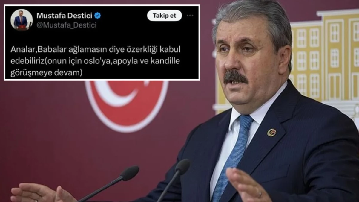 “Özerkliği kabul edebiliriz” paylaşımı yaptı mı? Destici’den açıklama var