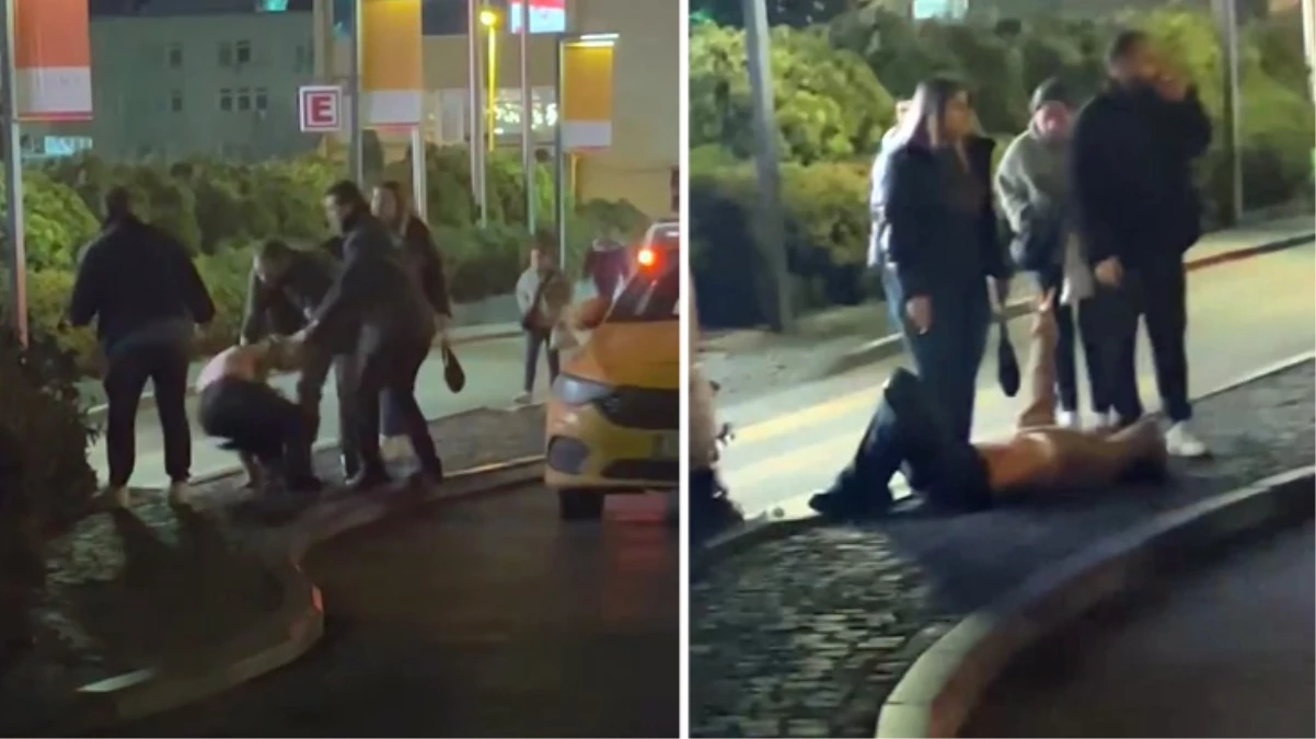 İstanbul’un göbeğinde taksici dehşeti! Genç kadını yerde sürükleyip tokatladı, üstünü başını açtı