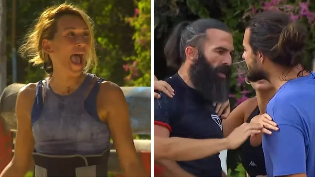 Survivor’da Hakan ve Turabi kavga etti! Oyunu yarıda kesilen Seda küplere bindi