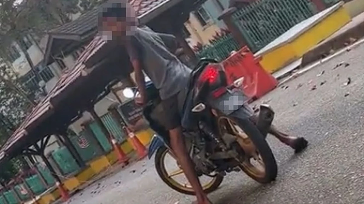 Yanına yaklaşıp kendini tatmin eden sapık motosikletliyi ifşa etti
