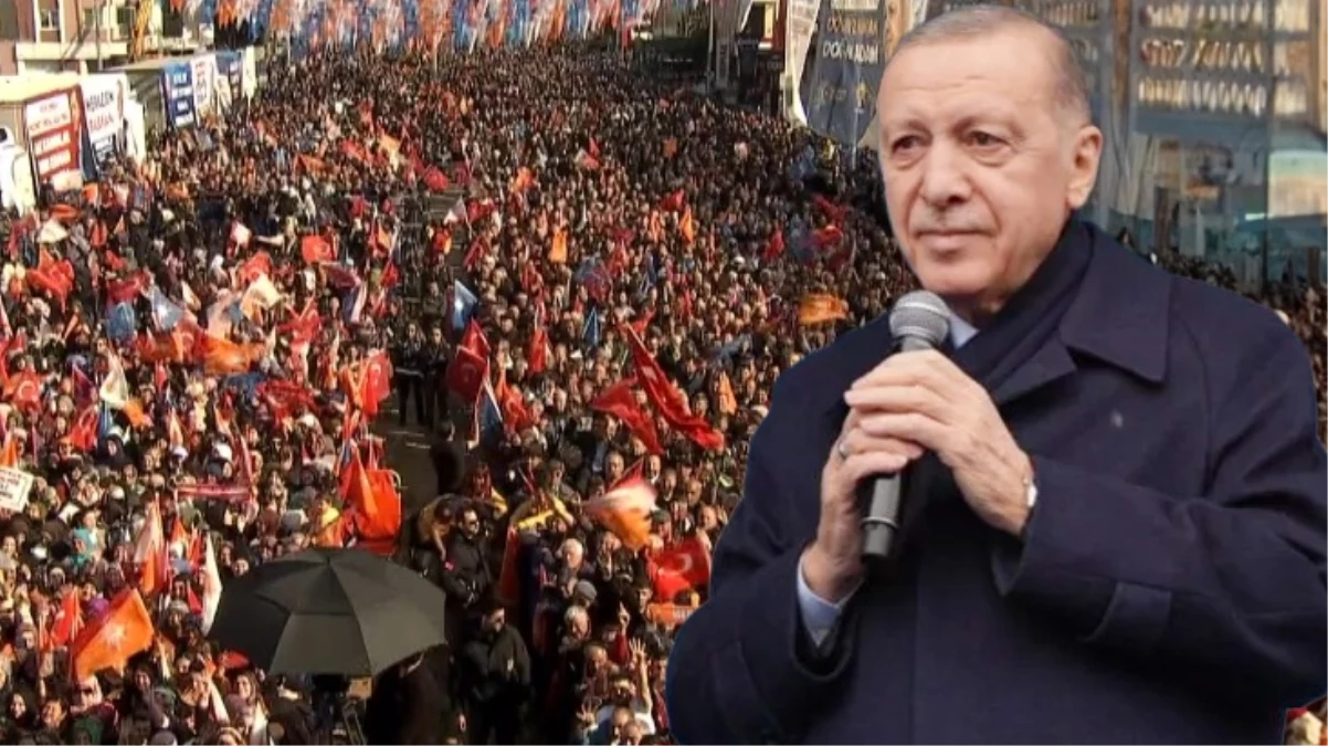 Erdoğan, Denizli mitingine katılan kişi sayısını açıkladı: Şu anda alanda 75 bin kişi var