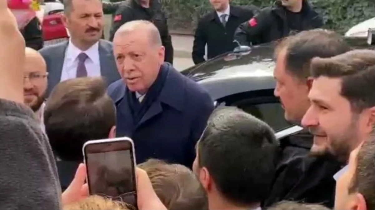 Cumhurbaşkanı Erdoğan'a sürpriz doğum günü! Görünce hemen aracını durdurdu