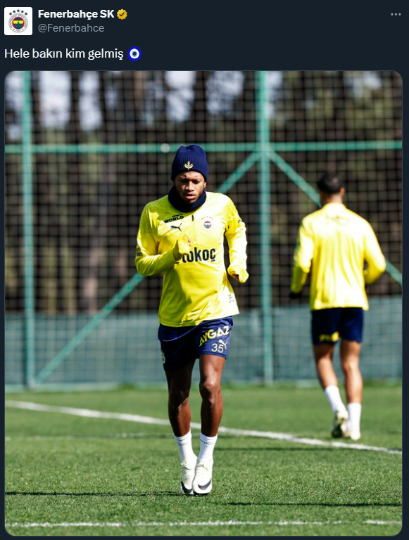 Fenerbahçelilere müjde! Takımın yıldızı Fred geri döndü