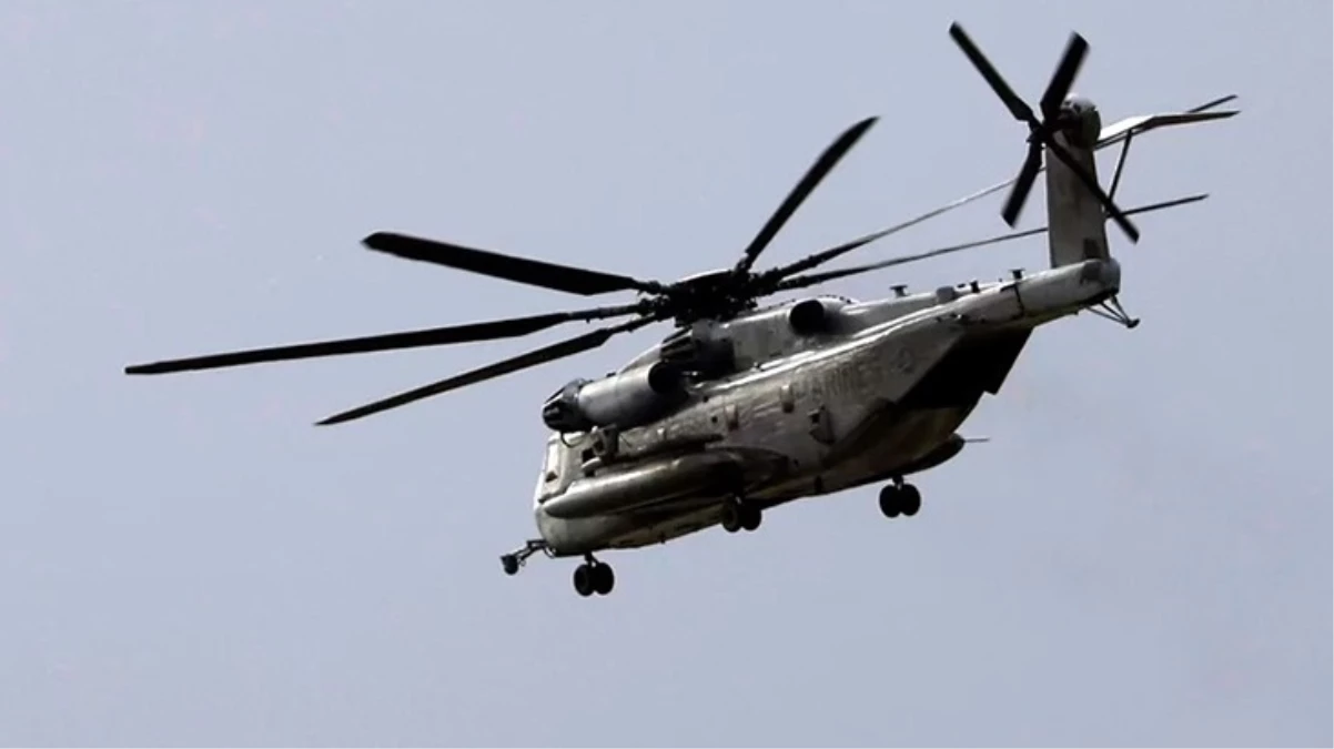 ABD ordusuna ait helikopter düştü: 5 asker hayatını kaybetti