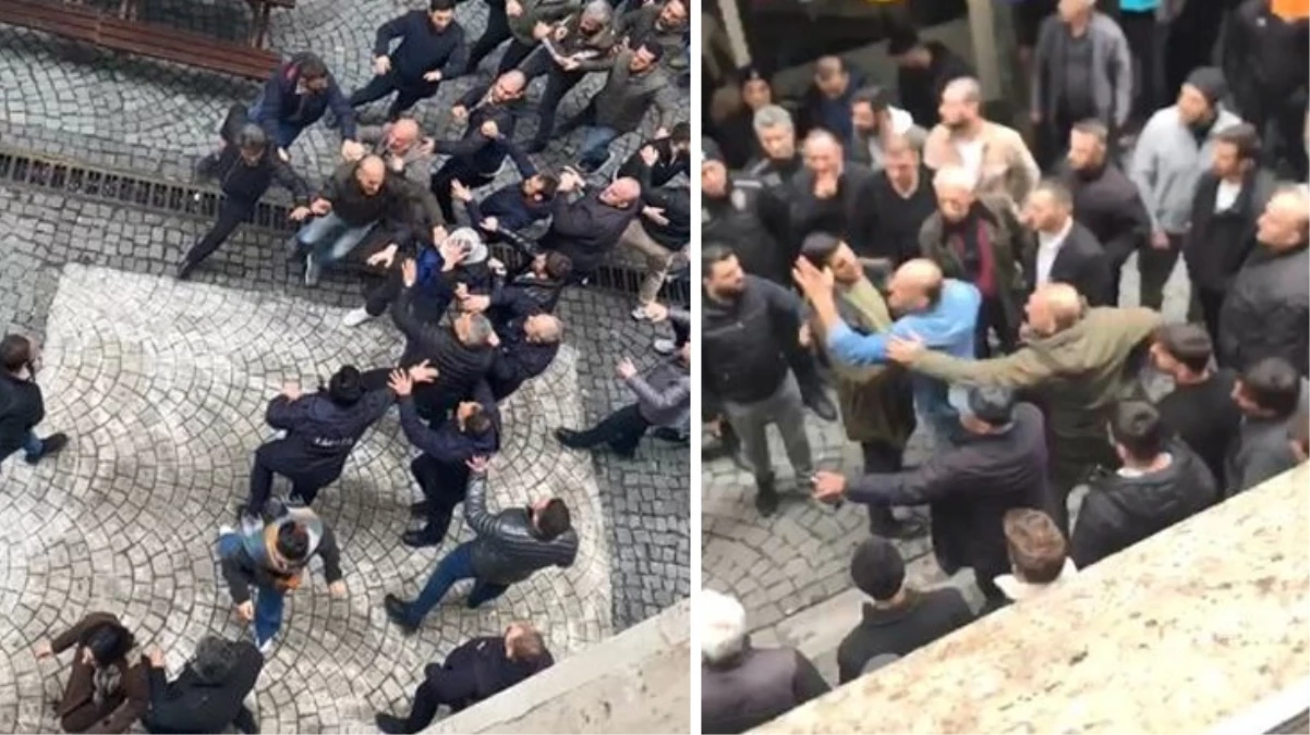 Artvin Hopa’da CHP seçim bürosunda başlayan yumruklu kavga sokağa taştı