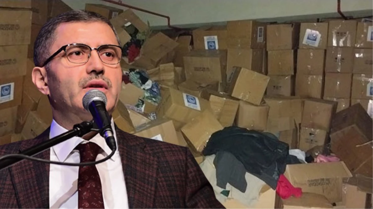 Depremzedeler için toplanan malzemeler Üsküdar Belediyesi’nin otoparkında çürümeye terk edildi