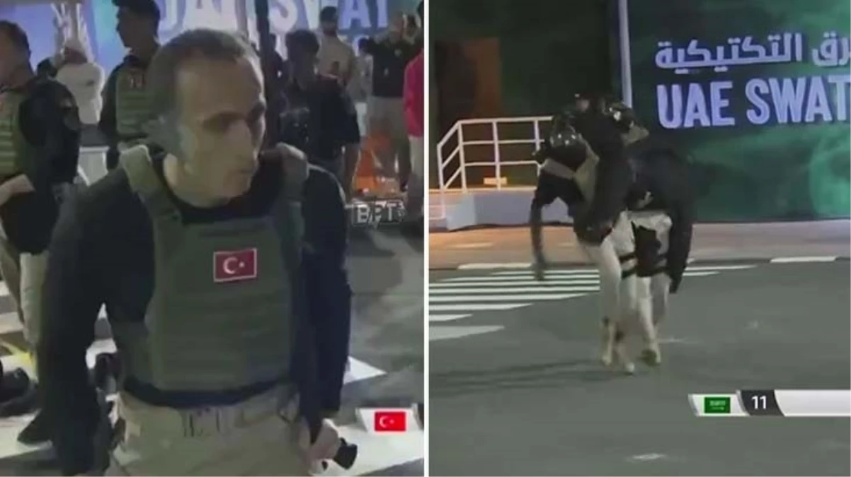 Dubai’de özel harekat yarışması! Suudi Arabistan takımı rehineyi yere düşürdü, Türk ekibi şov yaptı