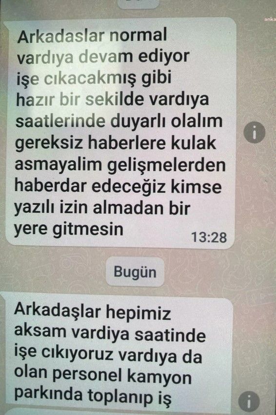 Üretimin durdurulduğu maden ocağında taşeron şirketten işçilere çağrı: Eksiksiz herkes işe gelecek