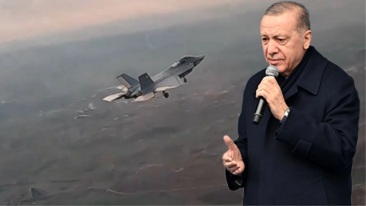 Erdoğan’dan Kaan açıklaması: Parçası ‘kalorifer peteğine benziyor’ diyen hazımsızlara rağmen uçağımız göklerle buluştu