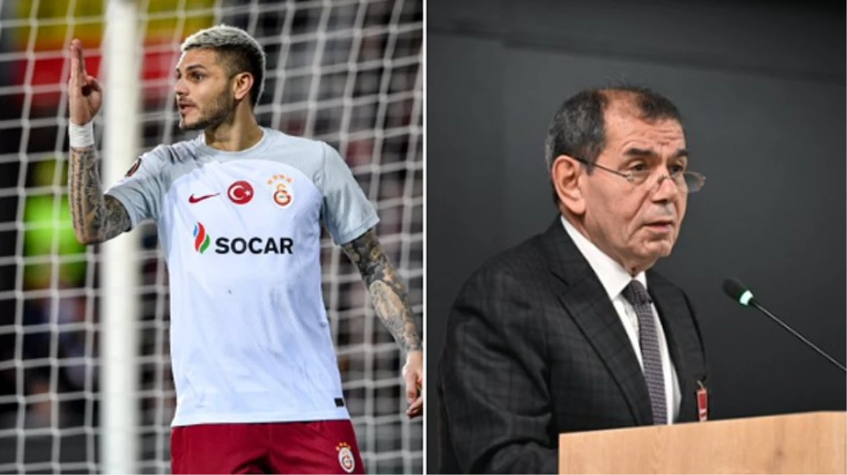Galatasaray Başkanı Özbek’ten Mauro Icardi açıklaması: Böyle bir şey olur mu?
