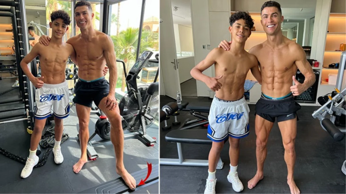 Herkes neden sürdüğünü merak ediyordu! Ronaldo’nun ojelerinin sırrı ortaya çıktı