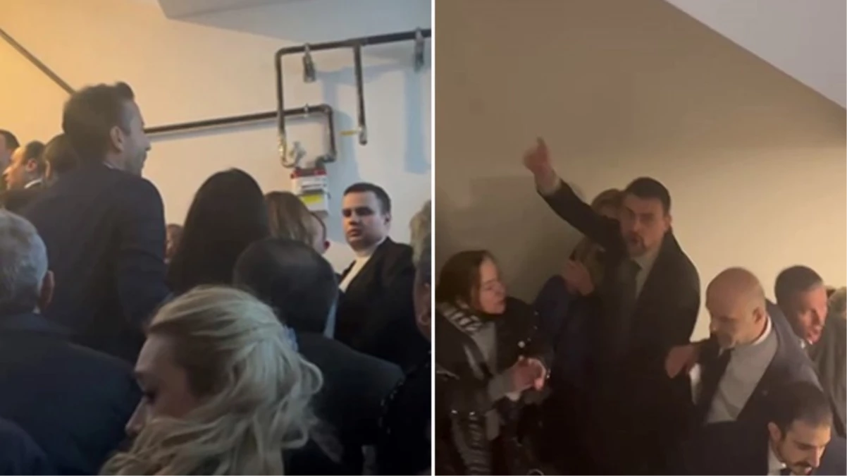 İYİ Parti’nin aday tanıtım toplantısında protesto! İstifa sloganları atıldı