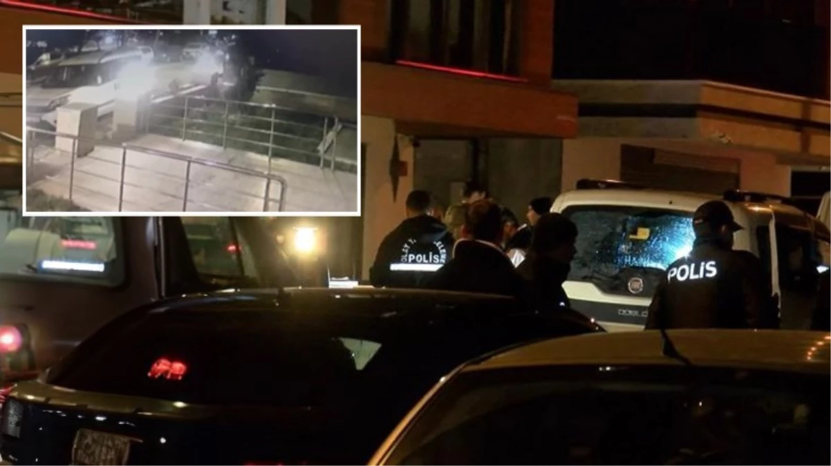 Pendik’te kaymakamlık lojmanının önünde yaşanan silahlı çatışma kamerada