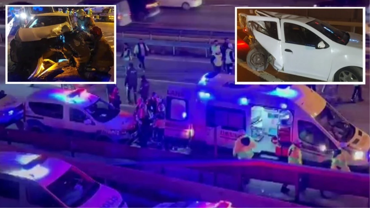 Sultanbeyli TEM’de köpek zincirleme kazaya neden oldu: 12 yaralı