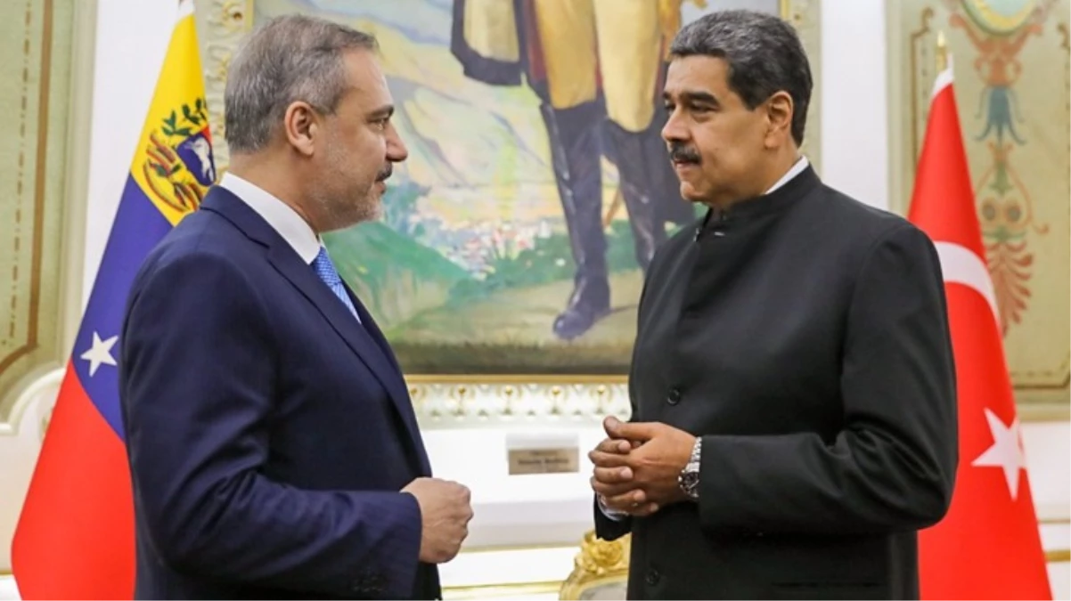 Bakan Fidan’ı kabul eden Maduro’dan Erdoğan’a övgü: Cesareti hayranlık verici