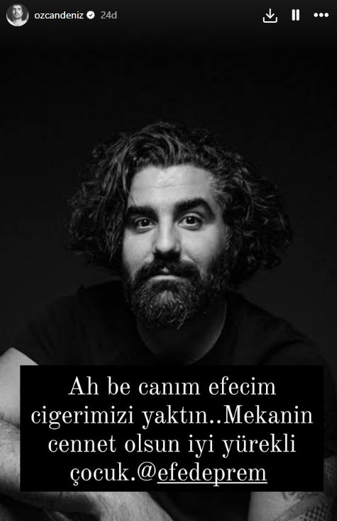 Efe Deprem'in ani ölümü sanat camiasını yasa boğdu