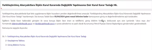 Akaryakıtta tek fiyat dönemi başlıyor! Farklılaştırılmış ürünler yasaklanıyor