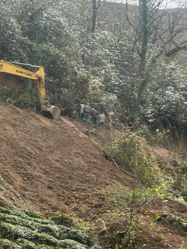 Trabzon'da isale hattı çalışmasında göçük: 3 işçi hayatını kaybetti