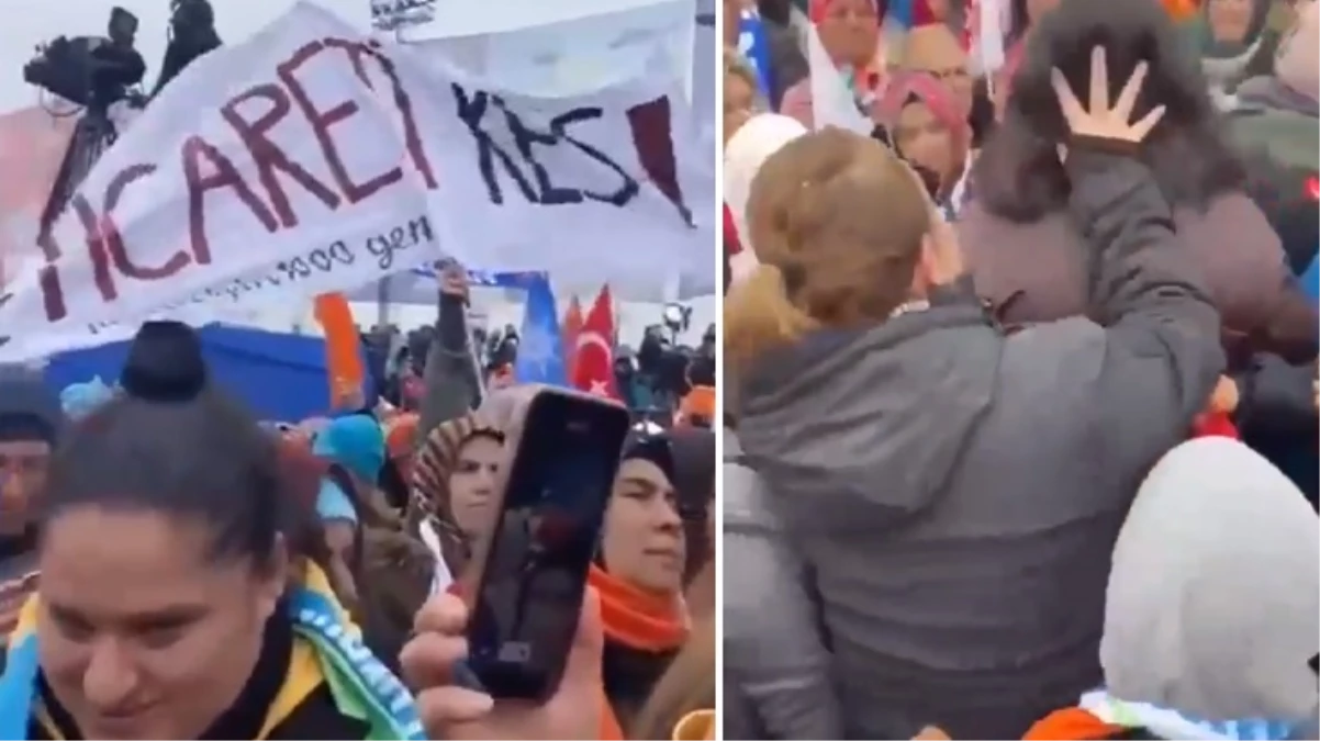 Ankara mitinginde pankart açanlar gözaltına mı alındı? Cumhurbaşkanlığı’ndan açıklama var