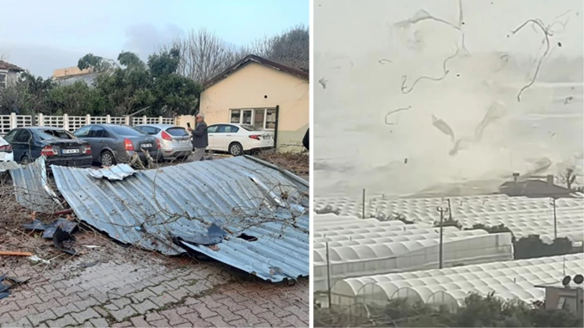 Antalya’daki hortum felaketinde 6 kişi yaralandı, 1000 dönüm sera zarar gördü