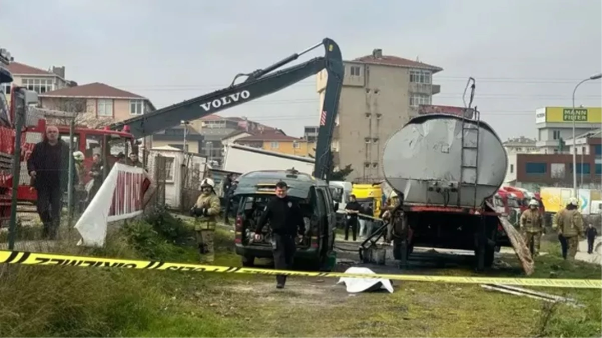 Ataşehir'de patlayan tankerde can kaybı arttı! 2 ölü, 2 yaralı