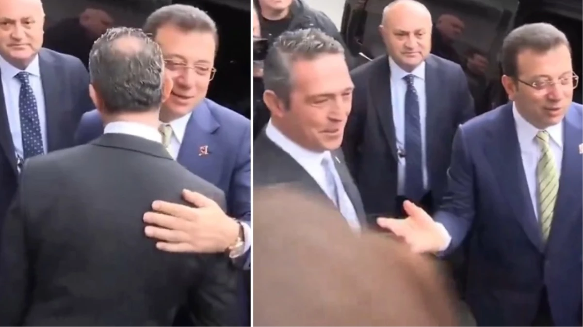 İmamoğlu’ndan Ali Koç’u gülümseten espri: 10 defa bekledik sarı lacivert kravat gelmedi