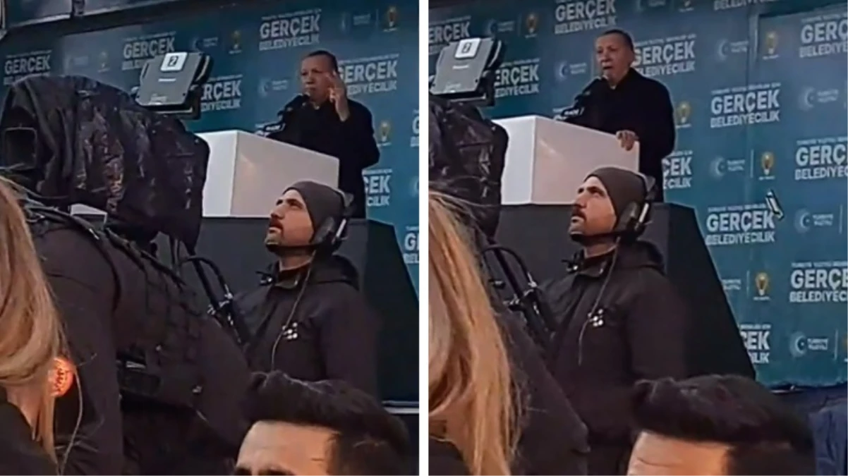 Öğretmen, Erdoğan’ın Elazığ mitinginde sesini duyurmaya çalıştı: Mülakatsız atama bekliyoruz