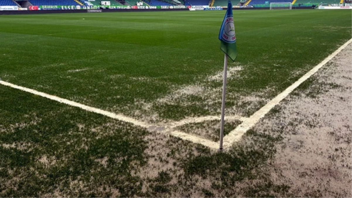 TFF, Rizespor’u son kez uyardı: Ya zemininizi düzeltin ya da stadınızı kapatırım