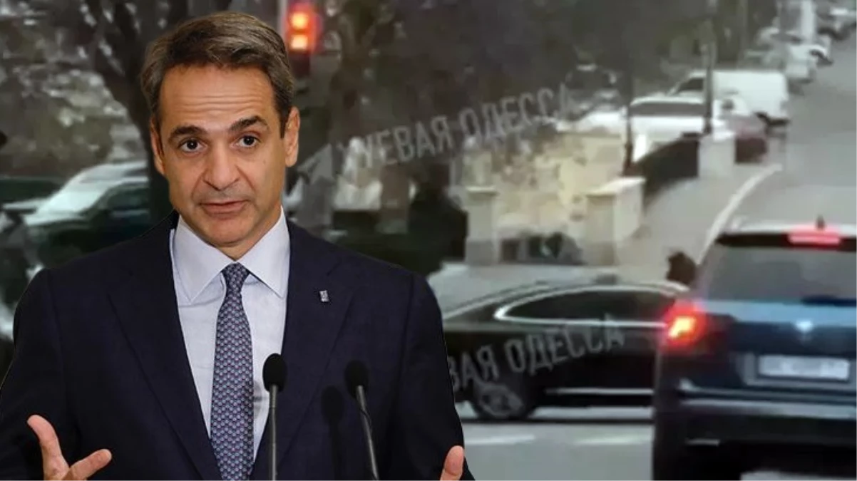 Gizli kapaklı Ukrayna’ya giden Miçotakis’in konvoyunun 150 metre yakınında patlama