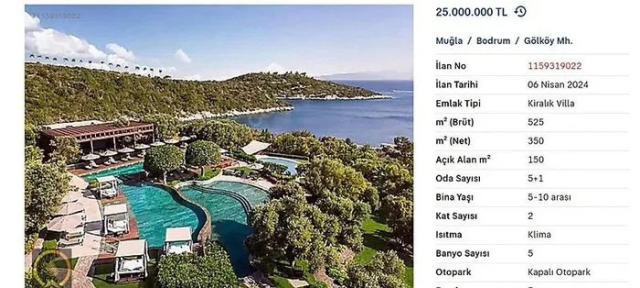 Bodrum'daki yazlık kiraları 25 milyon TL'ye ulaştı! Emlakçılardan 'denetim' çağrısı