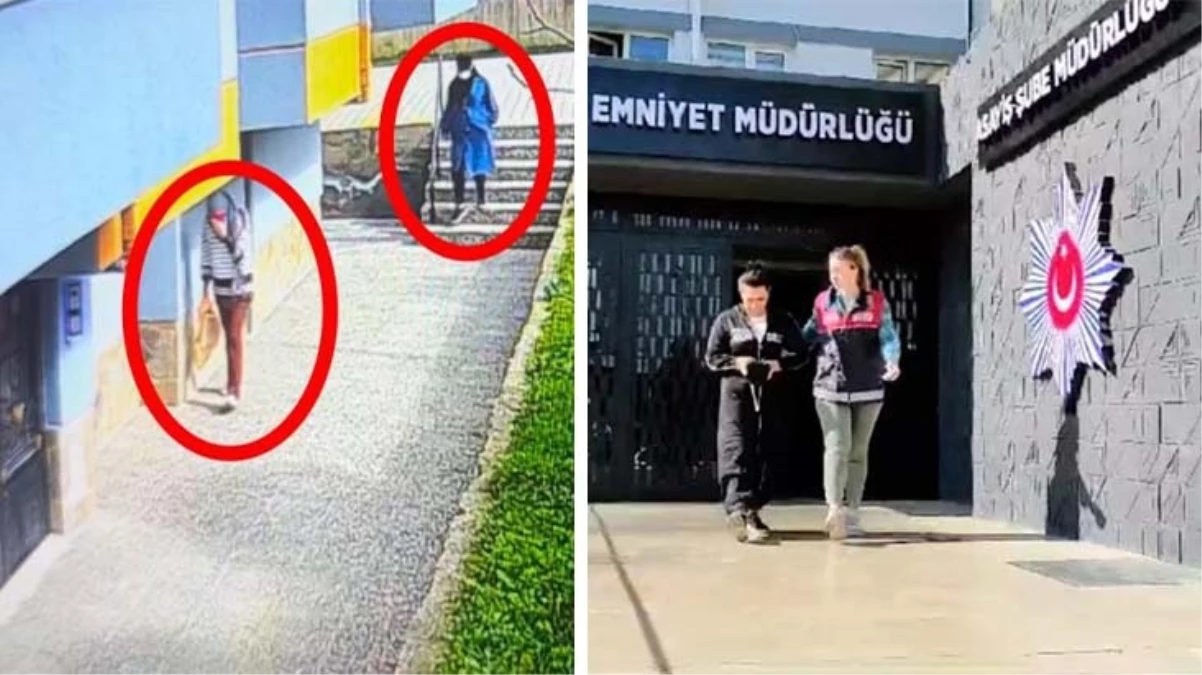 15 yaşındaki hırsız gelin ve kaynanasına polis ekiplerinden suçüstü baskın