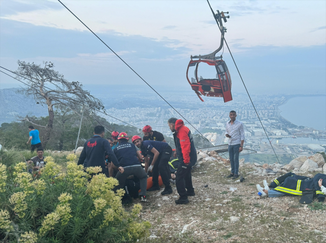 Facianın boyutu görüntülere yansıdı! Antalya'daki teleferik kazasında kurtarma çalışmaları sürüyor