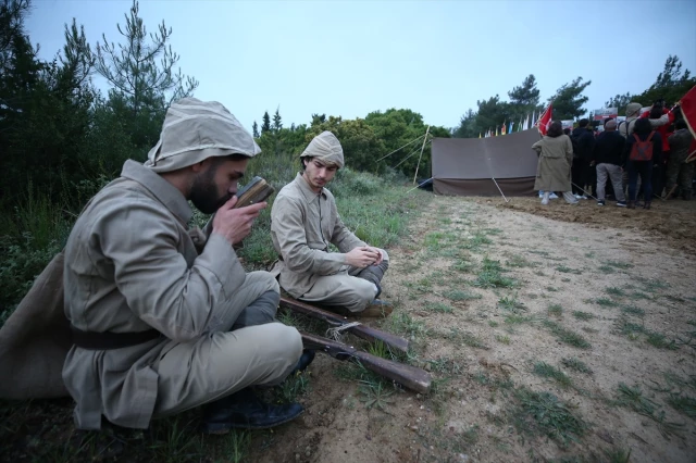 Çanakkale'nin kaderini belirleyen 57. Alay, vefa yürüyüşüyle anıldı