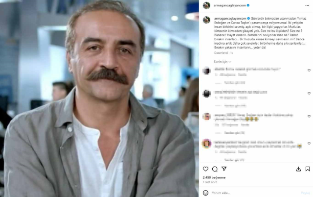 Armağan Çağlayan'dan aşk yaşayan Yılmaz Erdoğan ve Cansu Taşkın'a destek: İnsanları rahat bırakın