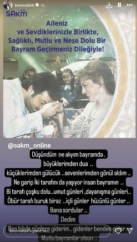 Ünlü isimlerden Ramazan Bayramı paylaşımları! Ailesini kaybeden Zafer Algöz'ün sözleri duygulandırdı