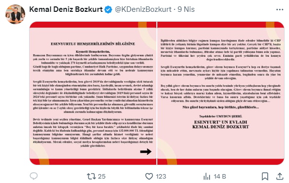 Esenyurt Belediye Başkanı Özer: Son aylarda birçok ihale yapılmış ve bize 3 milyar TL'nin üstünde bir borç devredilmiştir