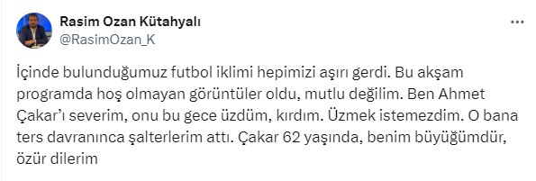 Ahmet Çakar ve Rasim Ozan Kütahyalı canlı yayında kavga etti: Ateşle oynadın seni kurtardık