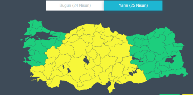 Meteoroloji'den 44 ile toz taşınımı uyarısı! Göz gözü görmeyecek