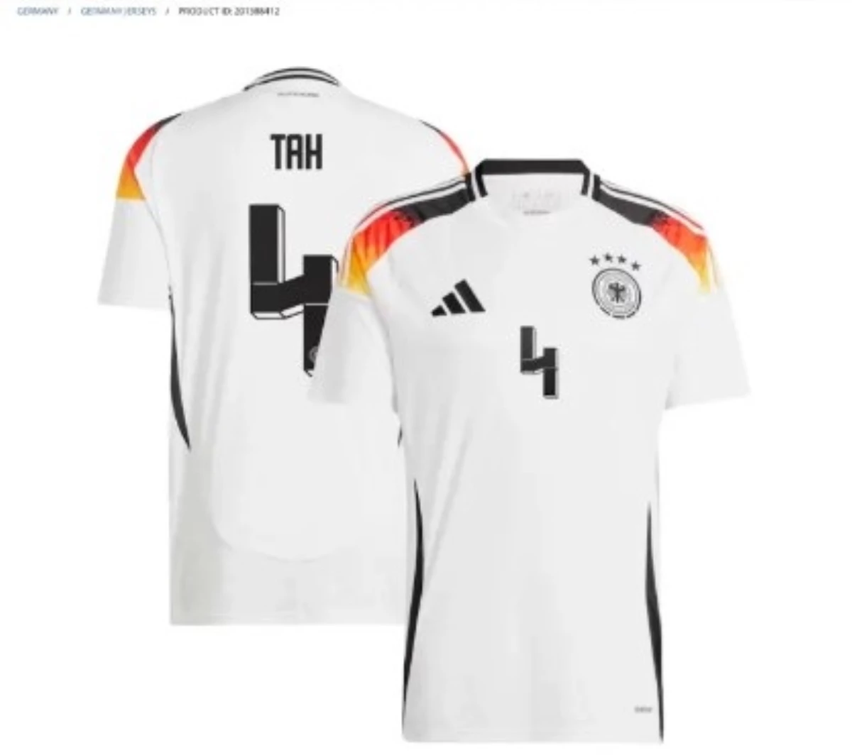 Adidas, 44 numaranın Nazi sembolüne benzediği gerekçesiyle Alman futbol formasında kullanımını yasakladı
